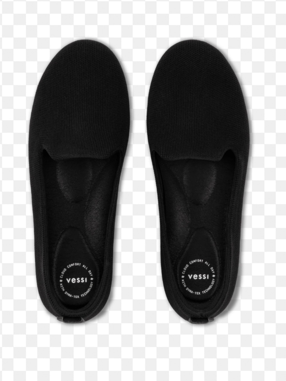 Vessi Women's Market Flat Black Emille Shoes